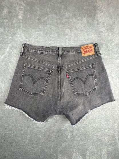 Levi's 501 Grey Denim Cutoff Shorts W31