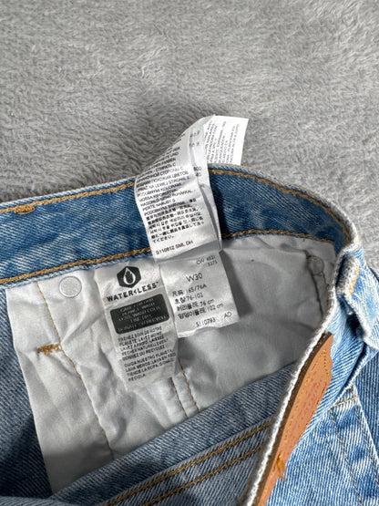 Levi's 501 Light Blue Denim Shorts W30
