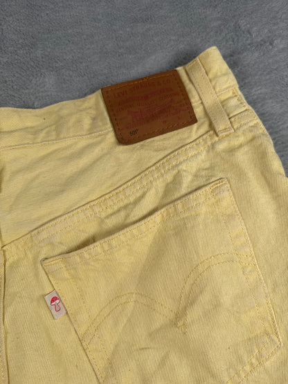 Levi's Premium 501 Yellow Denim Shorts W29
