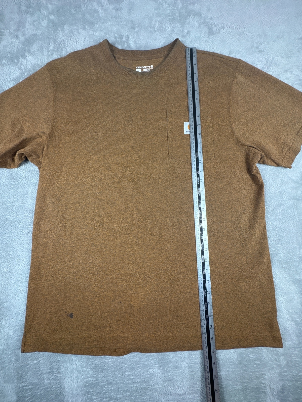 Carhartt Loose Fit Brown T-Shirt Size L