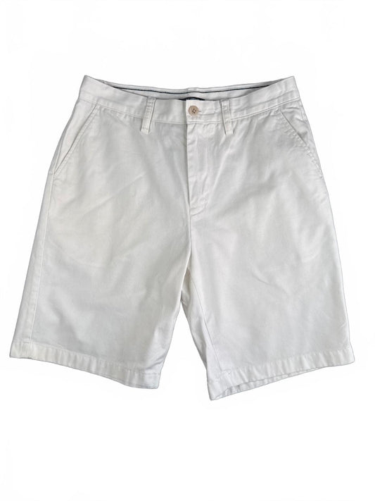 Vintage Classic Nautica Men's White Cotton Casual Shorts W30