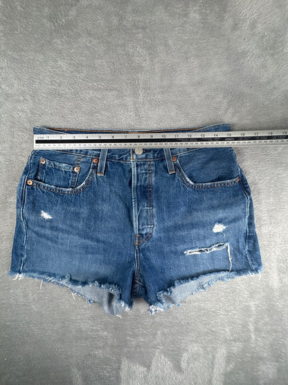 Levi's 501 Distressed Denim Shorts W29