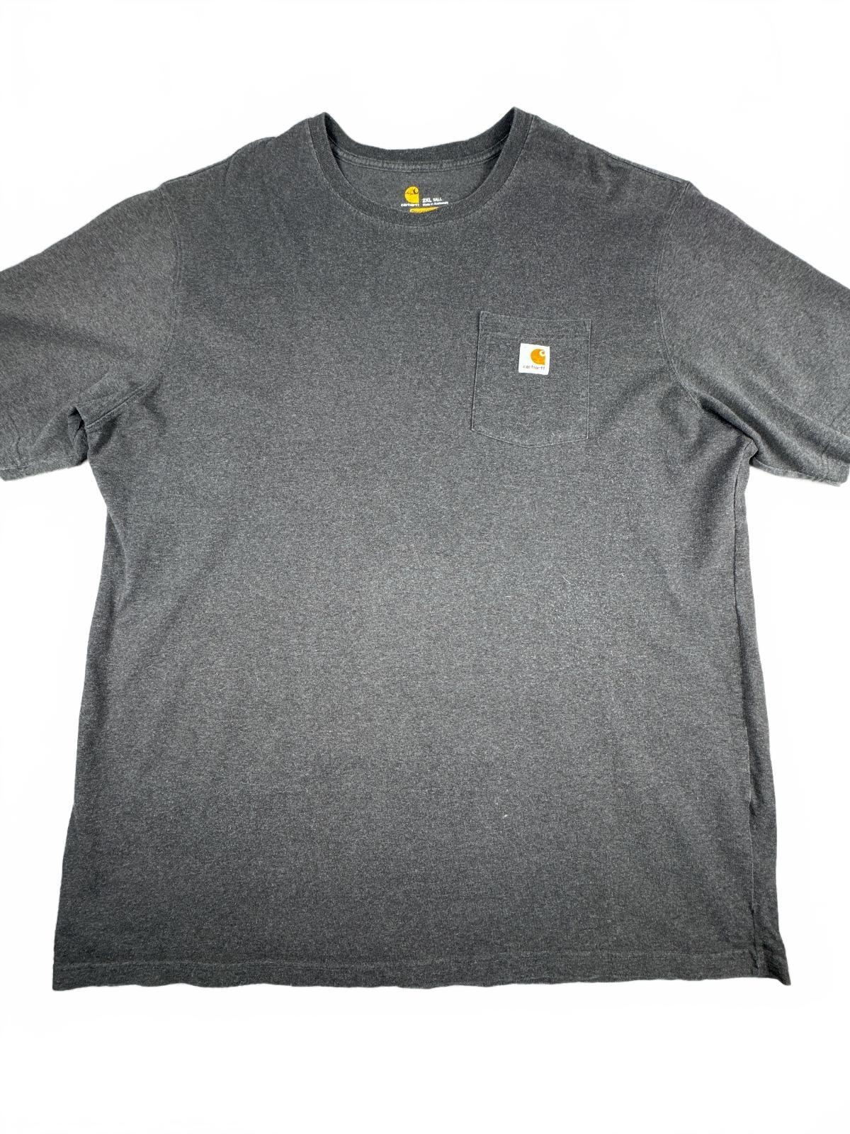 Carhartt Tall Original Fit Heather Black T-Shirt Size XXL