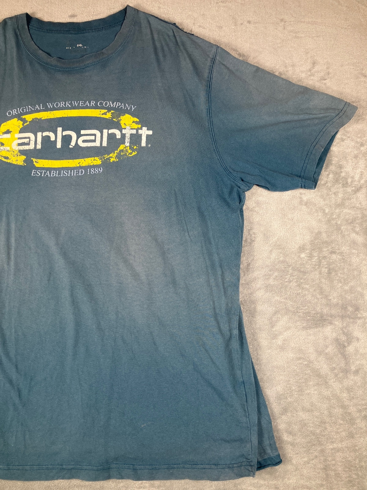 Carhartt Original Workwear Company Blue T-Shirt Size XL