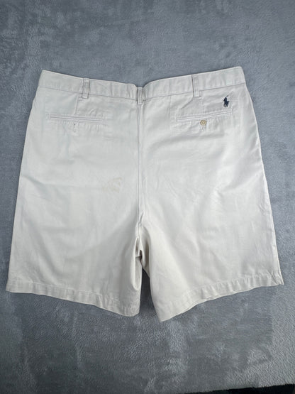 Polo by Ralph Lauren Classic Fit Cotton Beige Shorts W42