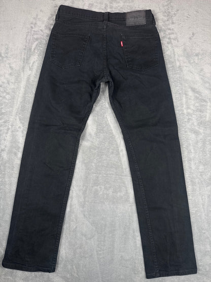 Levi's Black 513 Slim Straight Jeans W30 L32