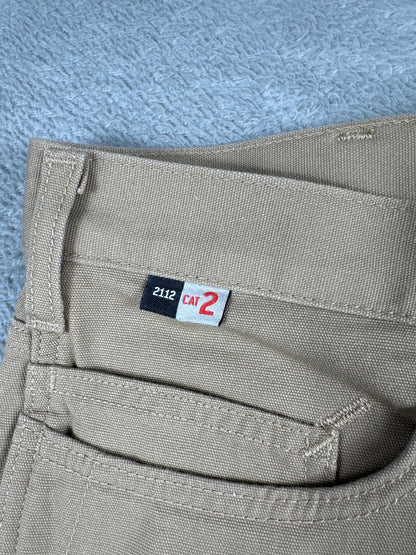 Carhartt Original Fit Work Pants Cat 2 in Khaki Size 16T