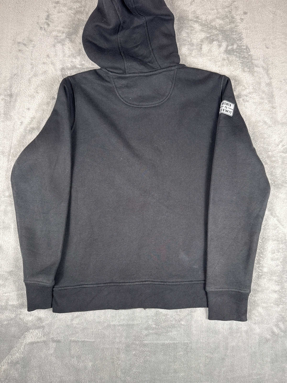 Carhartt Black Relaxed Fit Hooded Zip-Up Sweatshirt Size M
