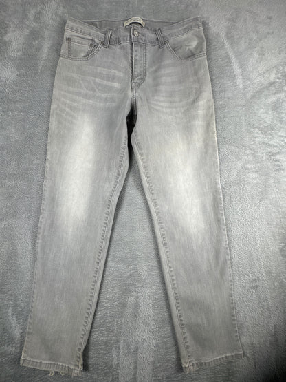 Levi's 550 Relaxed Tapered Grey Jeans Size 8M