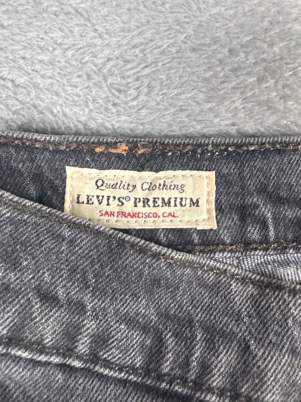 Levi's 501 Black Denim Cutoff Shorts W29
