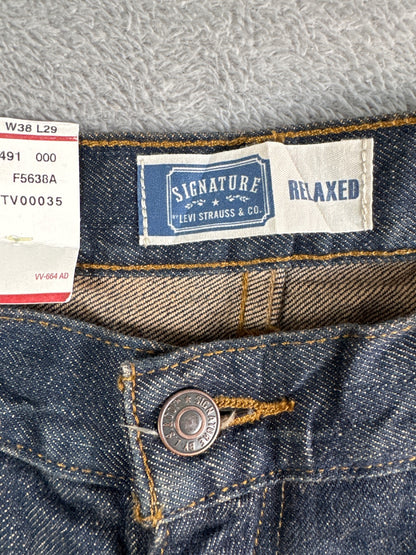 Brand New Levi's Signature Relaxed Fit Men's Jeans W38 L29