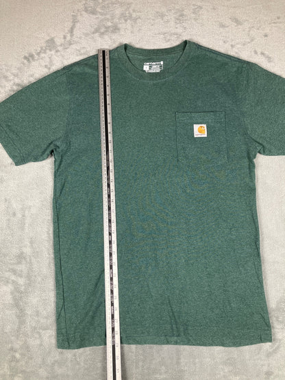 Carhartt Loose Fit Green Vintage Pocket T-Shirt Size S