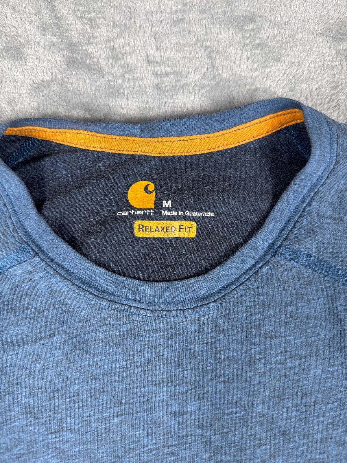 Carhartt Relaxed Fit Blue Pocket T-Shirt Medium