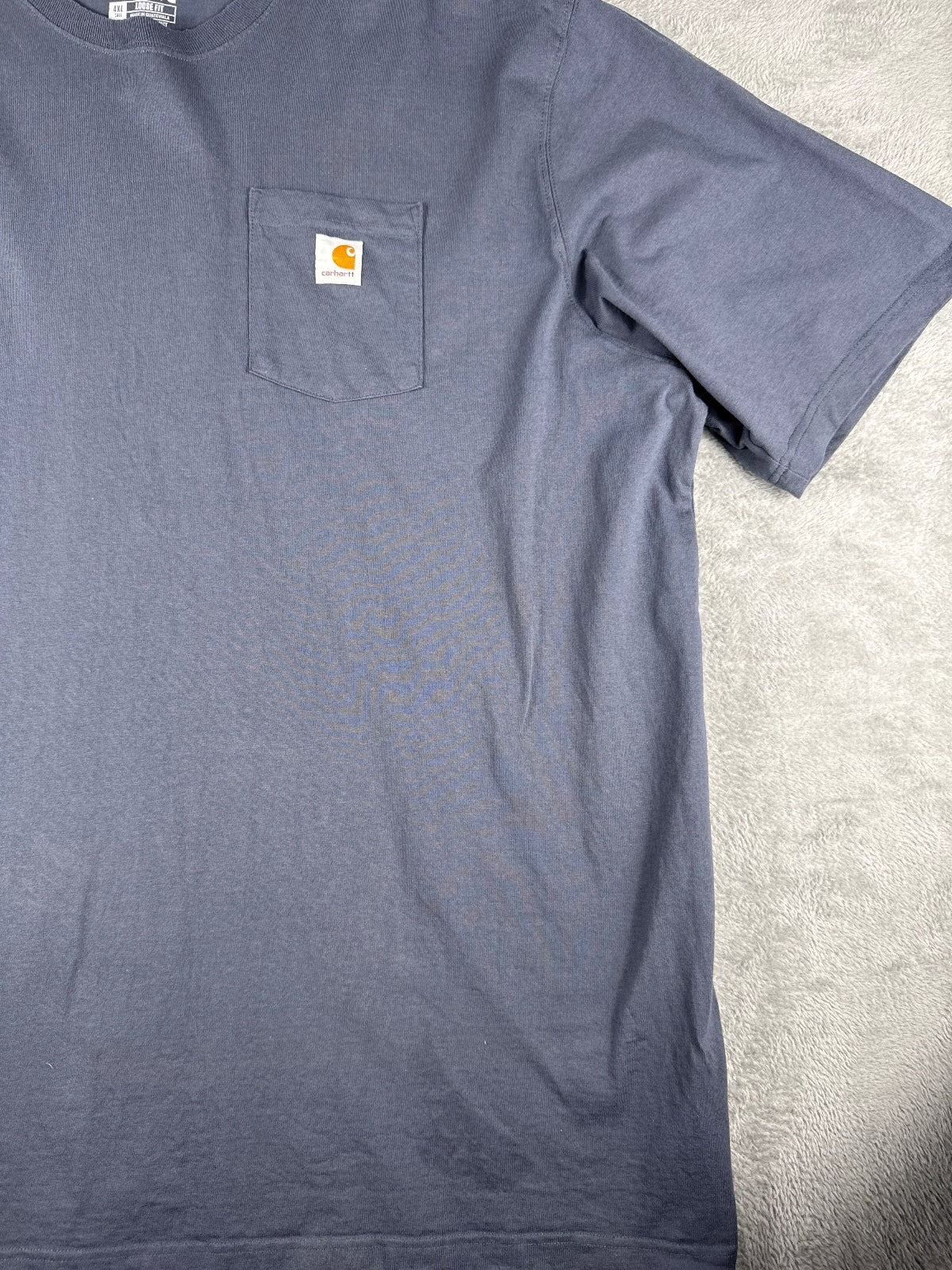 Carhartt Loose Fit 4XL Tall Grey Pocket T-Shirt