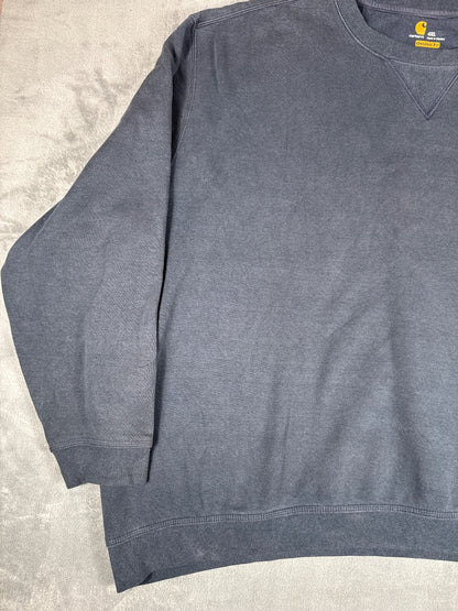 Vintage Carhartt Original Fit 4XL Navy Blue Sweatshirt