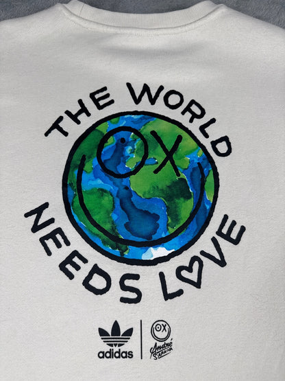 Adidas x Andre Saraiva Kids Cream Crewneck Sweatshirt XL