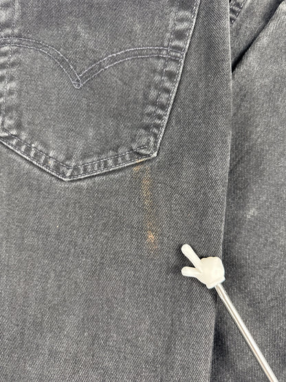 Levi's Black Denim Jeans with Classic Fit W34 L32