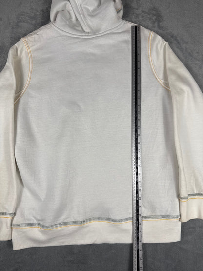 NFL Green Bay Packers White Zip-Up Hoodie  - XXL
