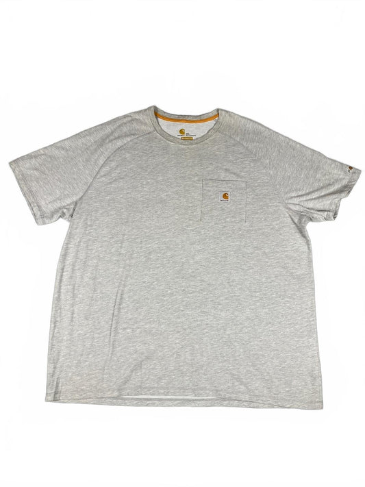 Carhartt Men's Relaxed Fit Grey Pocket T-Shirt Size 2XL