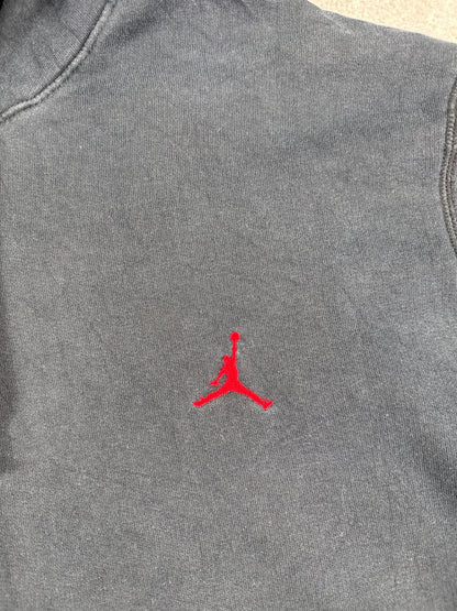 Jordan Men's Black Full-Zip Hoodie Sweatshirt Size XL
