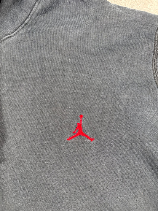 Jordan Men's Black Full-Zip Hoodie Sweatshirt Size XL