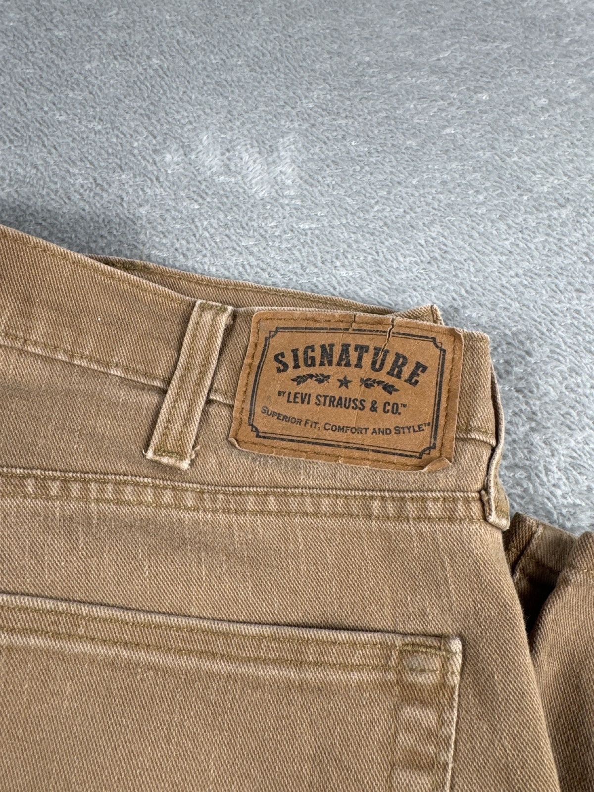 Levi's Signature Slim Straight Tan Jeans W38 L30