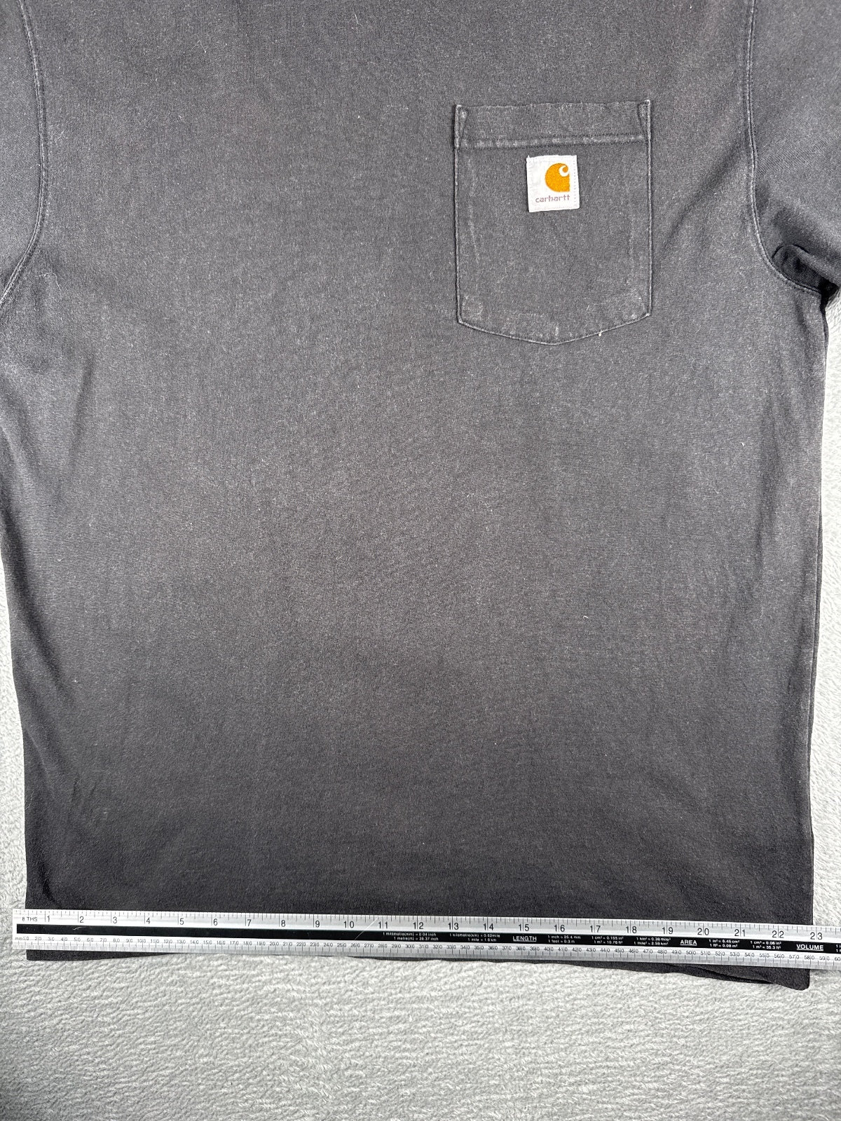 Carhartt Loose Fit Black Pocket T-Shirt Size M