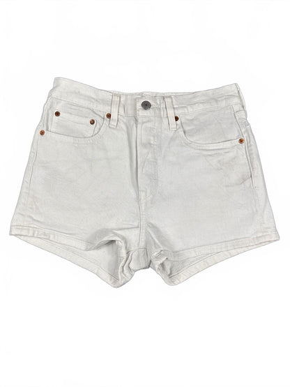 Levi's Premium 501 White Denim Shorts W27