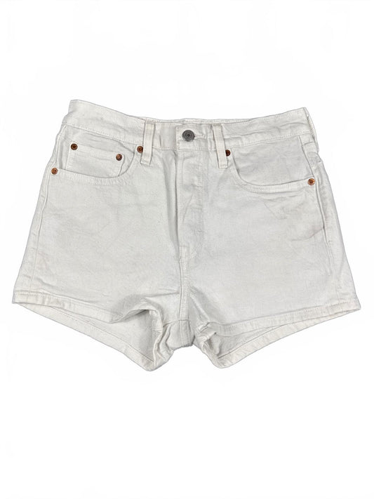 Levi's Premium 501 White Denim Shorts W27