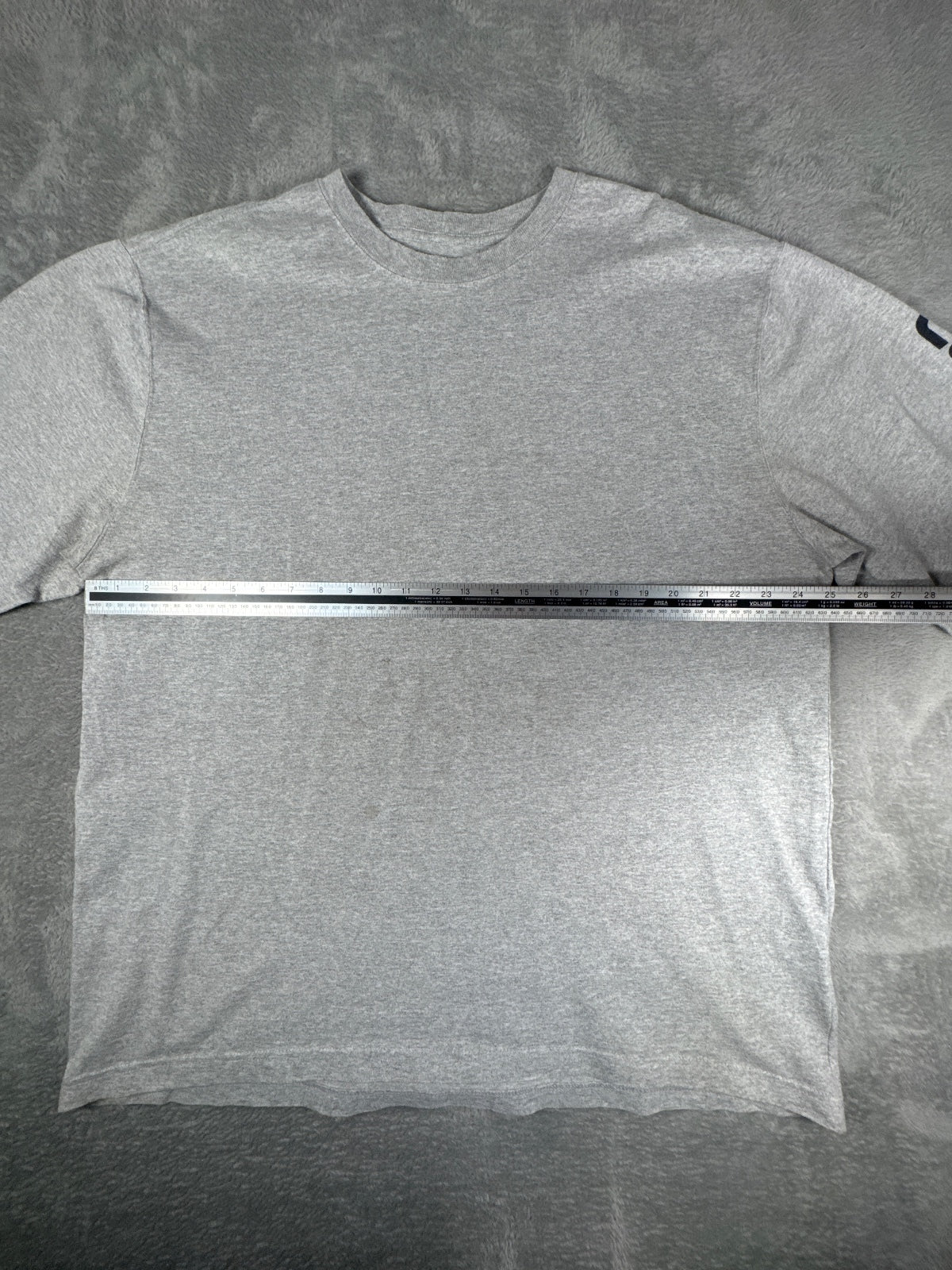 Carhartt Loose Fit Grey Long Sleeve T-Shirt Size XL
