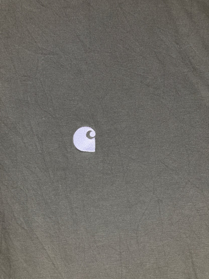Carhartt WIP Olive Green Logo Vintage T-Shirt Size Large