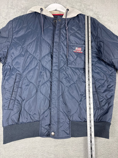 Polo Jeans Co. Ralph Lauren Quilted Navy Jacket Size M