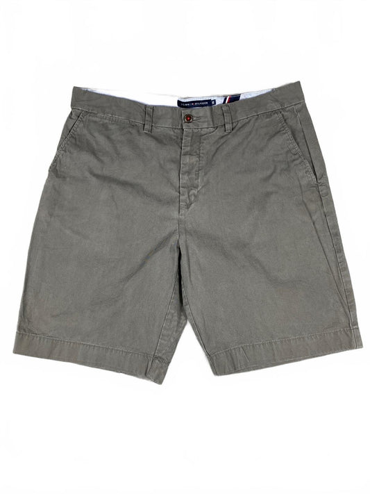 Tommy Hilfiger Classic Fit Grey Chino Vintage Shorts Size 36