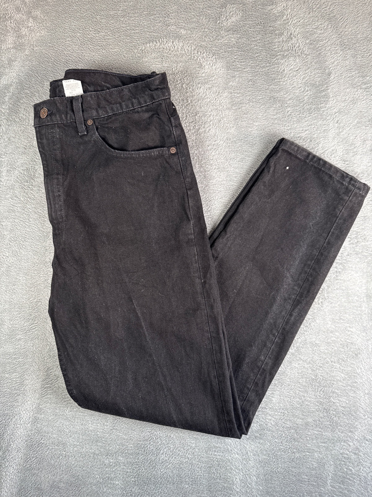 Levi's 512 Slim Fit Tapered Leg Black Jeans W38 L32