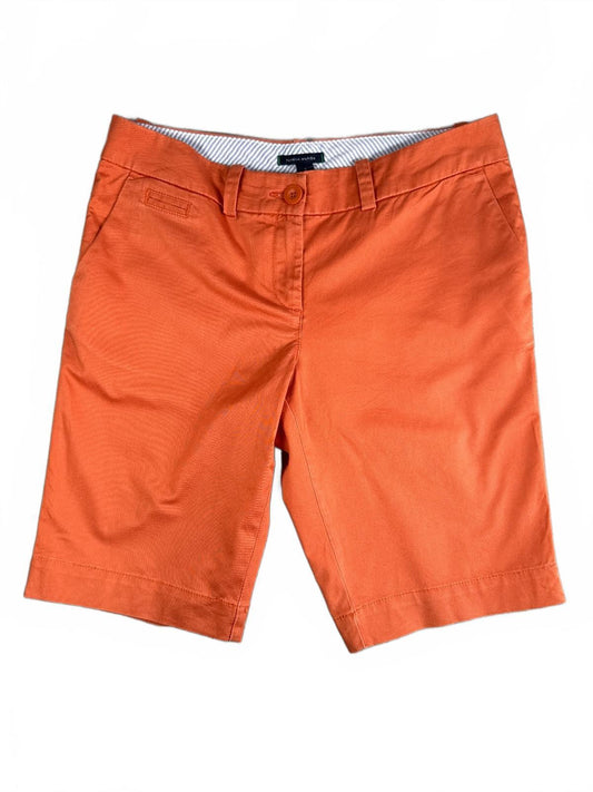 Classic Vintage Tommy Hilfiger Orange Chino Shorts Size 8