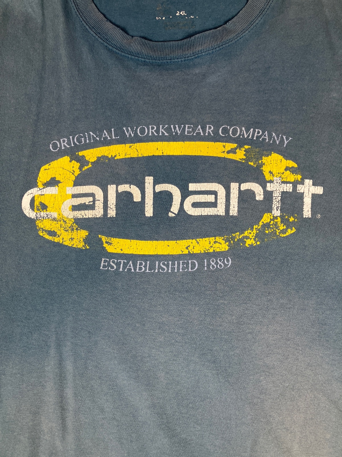 Carhartt Original Workwear Company Blue T-Shirt Size XL