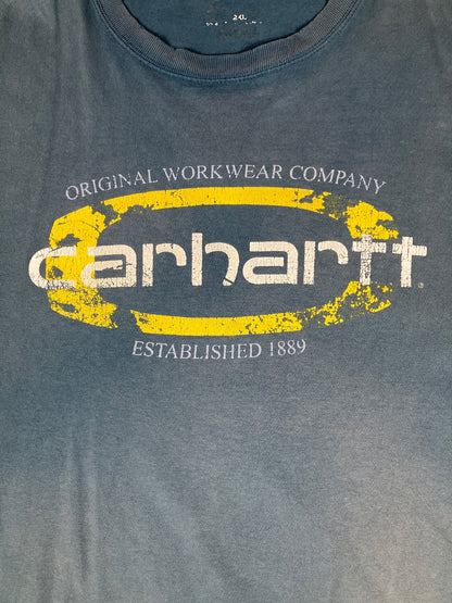 Carhartt Original Workwear Company Blue T-Shirt Size XL