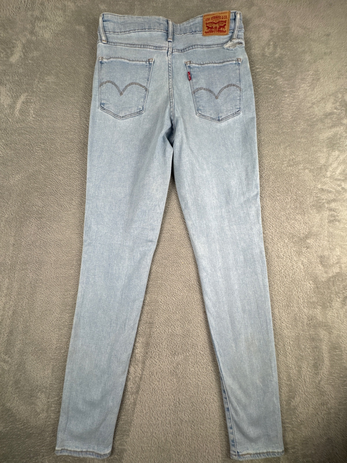 Levi's 721 High Rise Skinny Jeans Light Blue Denim W27 L30
