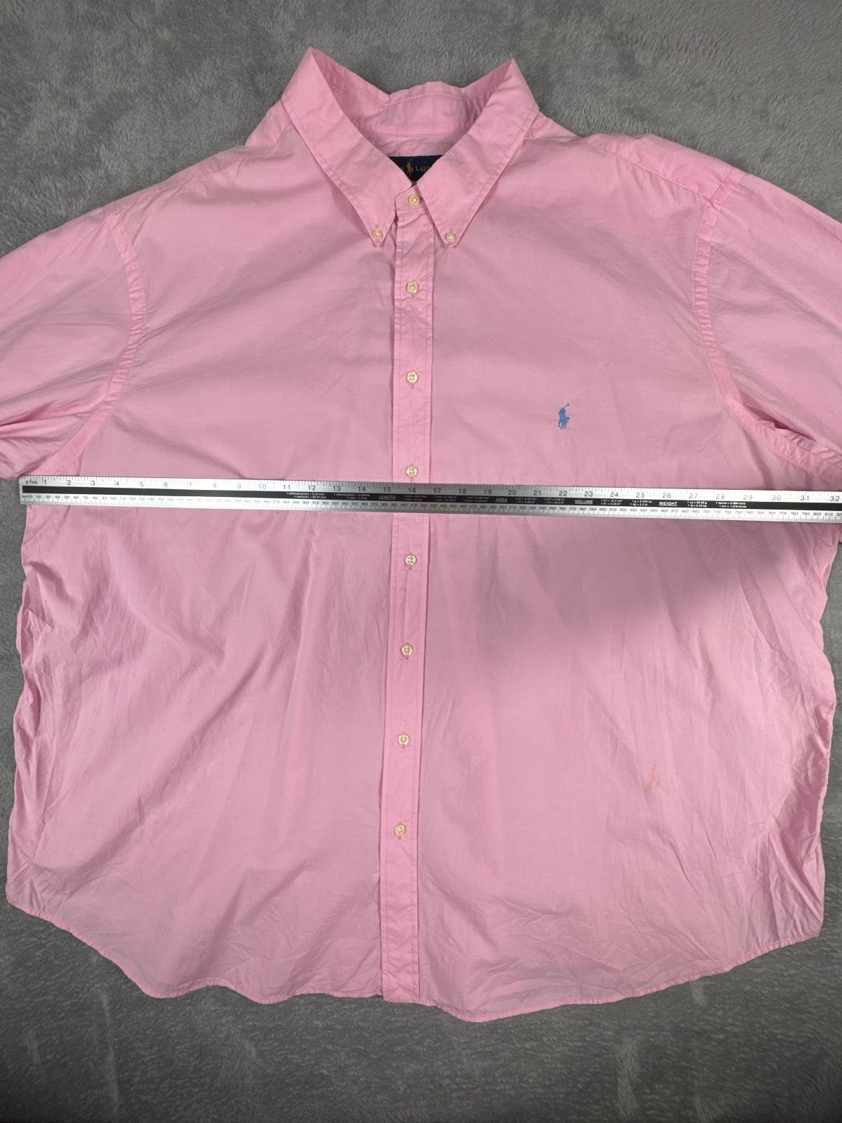 Ralph Lauren Pink Button-Down Shirt Size 4XL