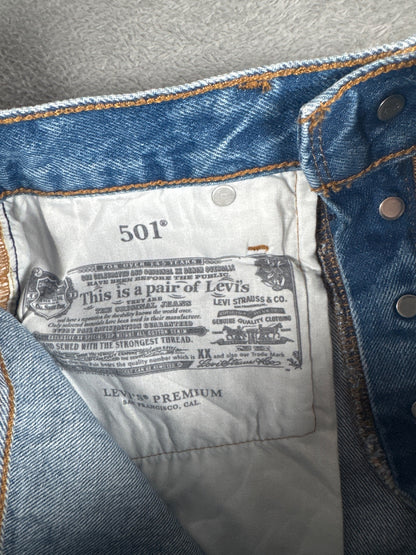 Levi's 501 Premium Distressed Denim Shorts W23