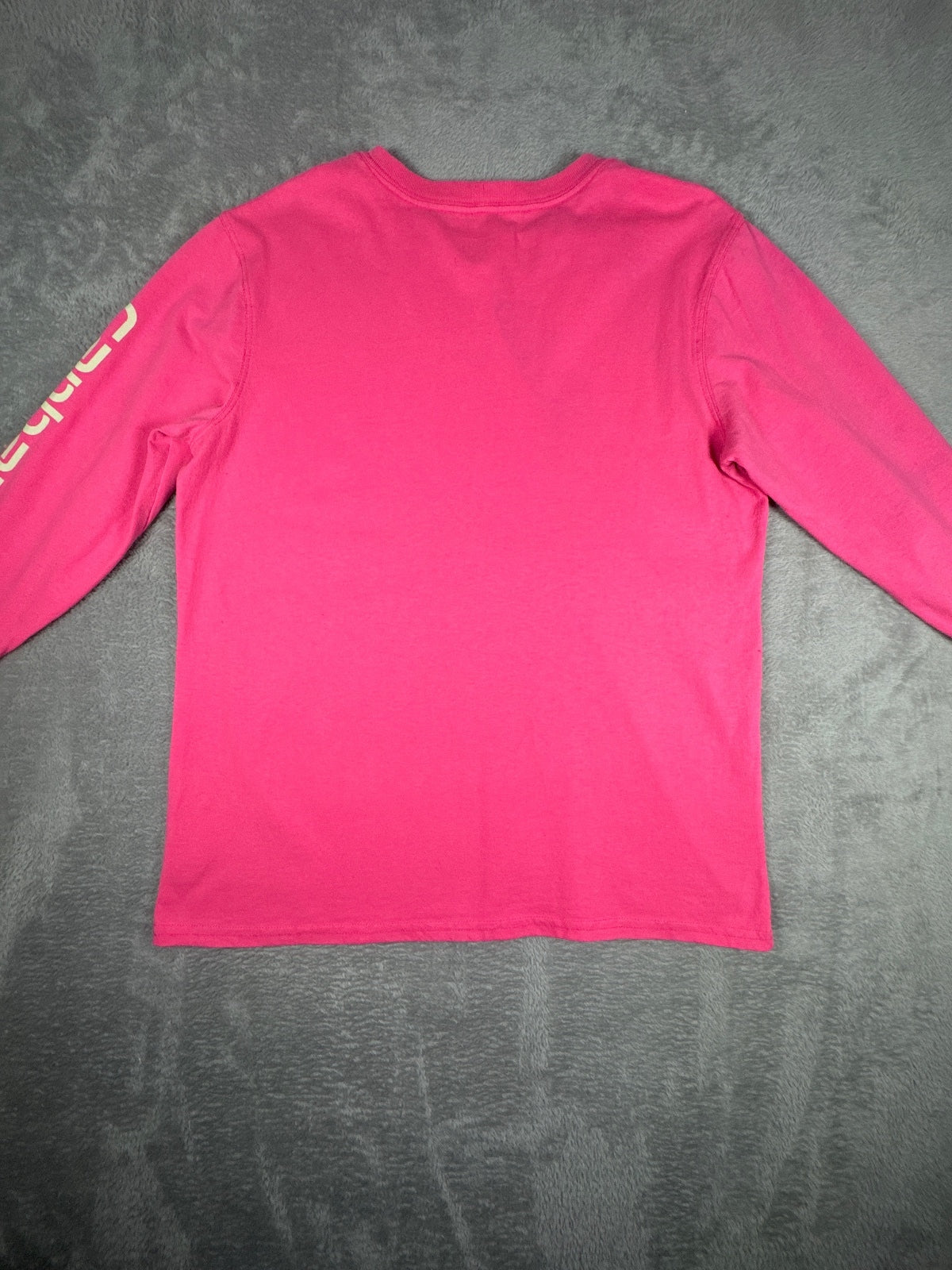 Carhartt Loose Fit Long Sleeve Pink T-Shirt Size L