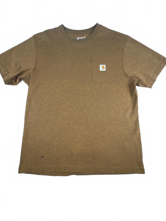 Carhartt Loose Fit Brown T-Shirt Size L