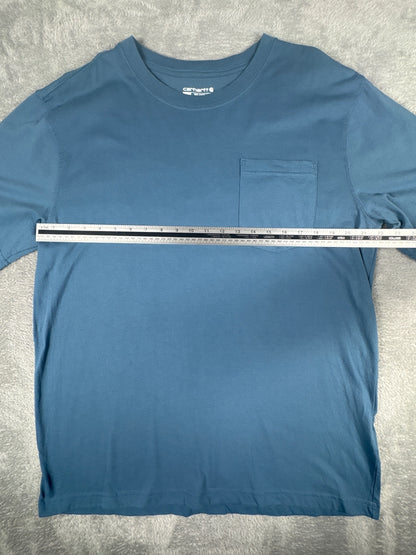 Carhartt Relaxed Fit Blue Pocket T-Shirt Size L