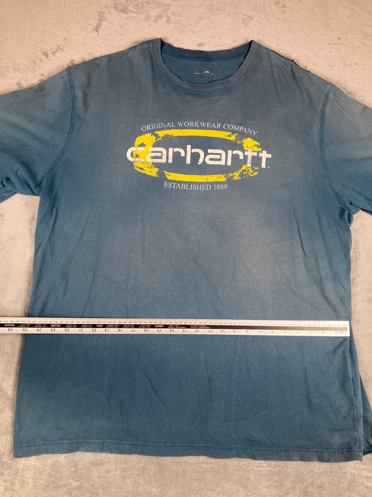 Carhartt Original Workwear Company Blue T-Shirt Size XL
