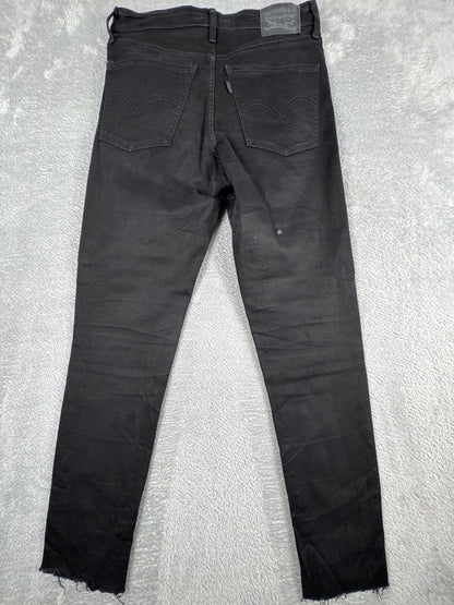 Levi's Mile High Super Skinny Black Jeans W29