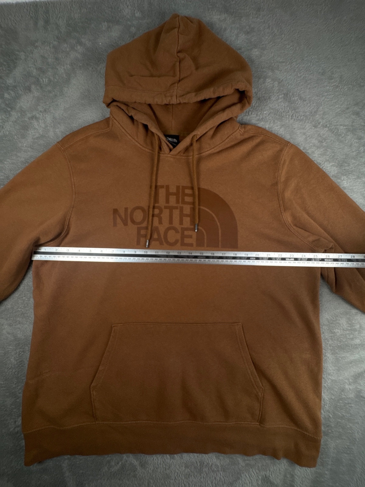 The North Face Men's Brown Hoodie Regular Fit Size XL