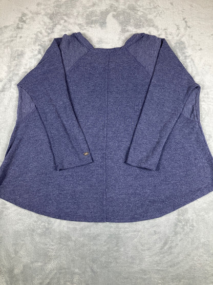 Tommy Hilfiger Sport Navy Blue Long Sleeve Top Size XL