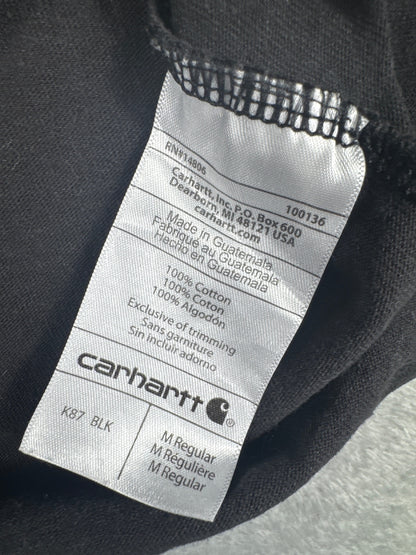 Carhartt Original Fit Black Cotton T-Shirt Size M