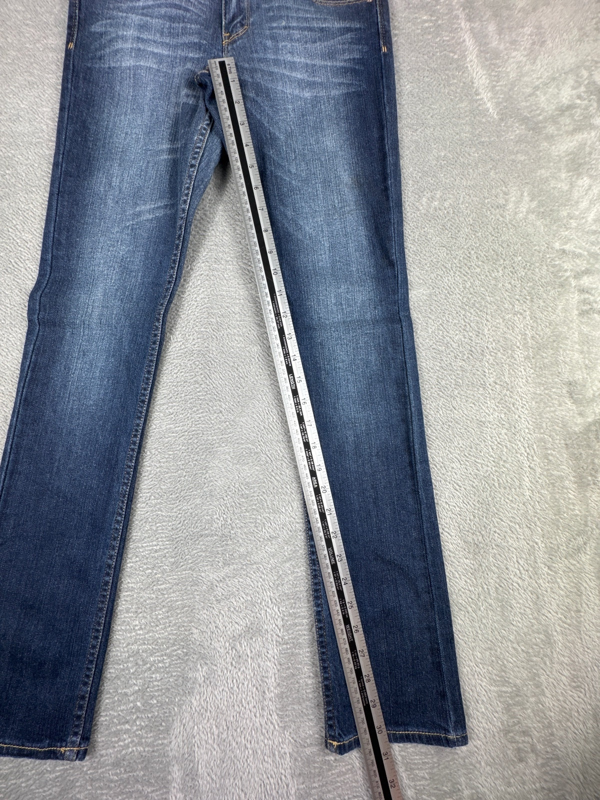 Levi's 711 Skinny Blue Denim Jeans Size 14 Regular