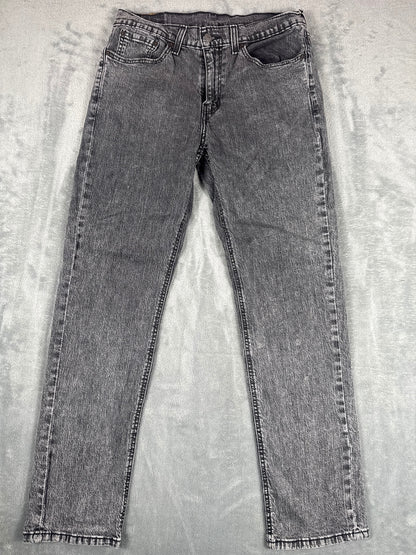 Levi's 541 Athletic Fit Black Acid Wash Jeans Waist 31 L32